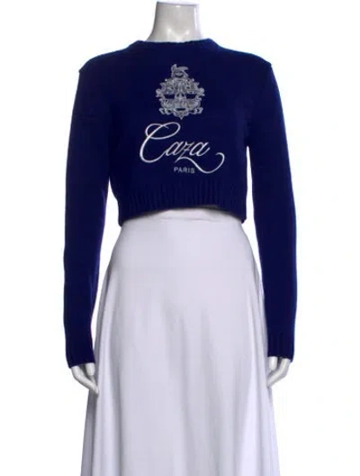 Pre-owned Casablanca 2022 Embleme De Caza Sweater In Blue