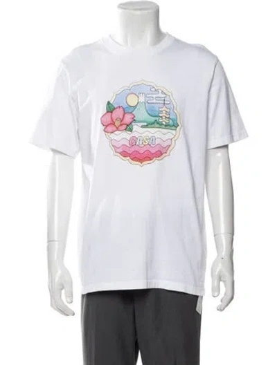 Pre-owned Casablanca 2022 Fleur T-shirt In White