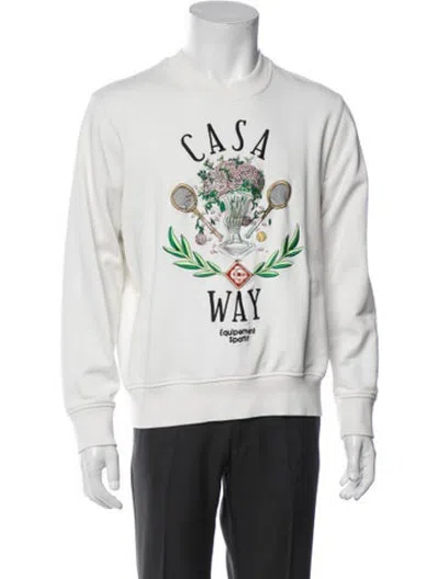 Pre-owned Casablanca 2022 Graphic Print Sweatshirt In Neutrals