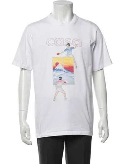 Pre-owned Casablanca 2022 Graphic Print T-shirt In White