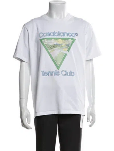 Pre-owned Casablanca 2022 Graphic Print T-shirt In White