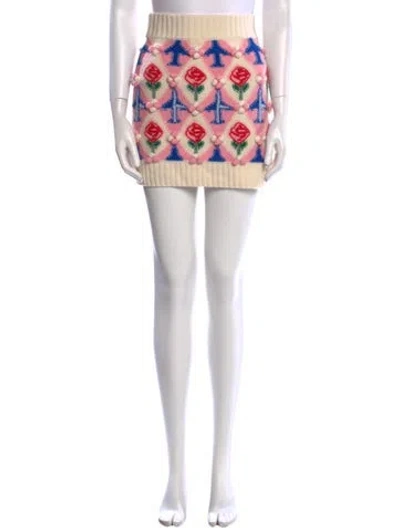 Pre-owned Casablanca 2022 Mini Skirt In Neutral