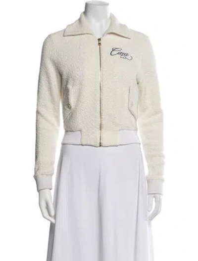 Pre-owned Casablanca 2022 'off White' Bomber Jacket In Neutrals