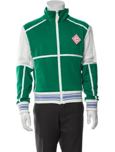 Pre-owned Casablanca 2022 Striped Jacket In Green