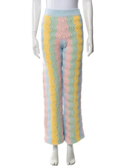 Pre-owned Casablanca 2022 Wide Leg Pants In Blue