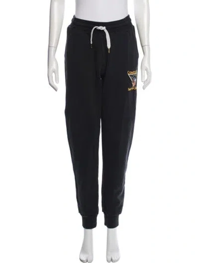 Pre-owned Casablanca 2023 Graphic Print Sweatpants In Black