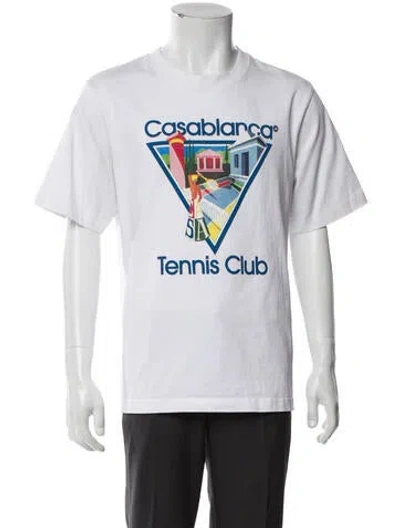 Pre-owned Casablanca 2023 Graphic Print T-shirt In White