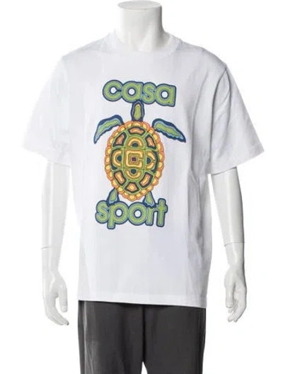 Pre-owned Casablanca 2023 Graphic Print T-shirt In White
