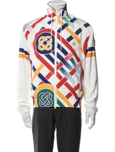 Pre-owned Casablanca 2023 Patterned Jacket In Black