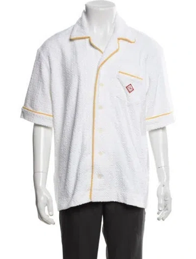 Pre-owned Casablanca 2023 Patterned Shirt W/ Tags In White