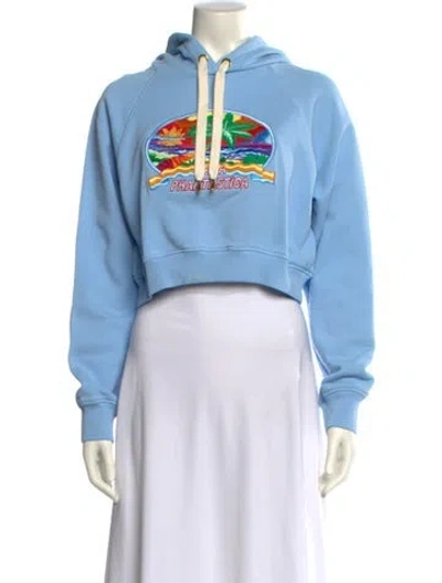 Pre-owned Casablanca 2023 Phantastica Sweatshirt In Blue