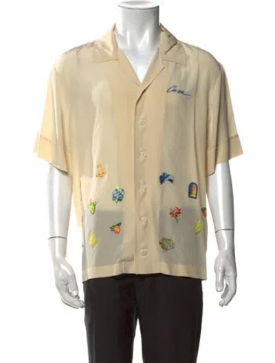Pre-owned Casablanca 2023 Silk Shirt In Neutrals