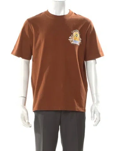 Pre-owned Casablanca 2023 Studio De Musique T-shirt In Brown