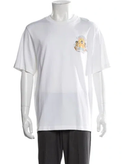 Pre-owned Casablanca 2023 Studio De Musique T-shirt In White