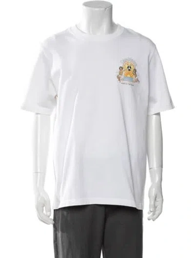 Pre-owned Casablanca 2023 Studio De Musique T-shirt In White