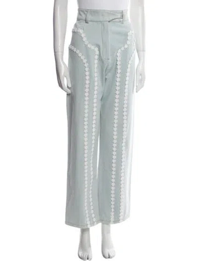 Pre-owned Casablanca 2023 Wide Leg Pants In Blue