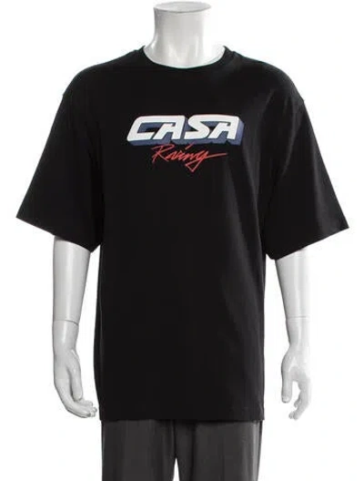 Pre-owned Casablanca 2024 Casa Racing 3d T-shirt In Black