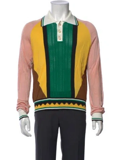 Pre-owned Casablanca 2024 Faux Pearl Accents Shirt In Multicolor