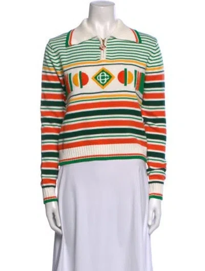 Pre-owned Casablanca 2024 Geometrical Sweater W/ Tags In Multi