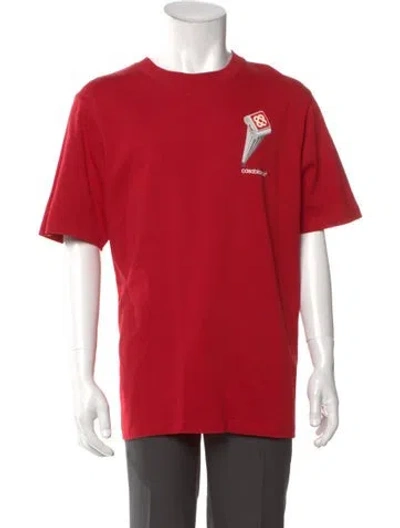 Pre-owned Casablanca 2024 Graphic Print T-shirt In Red