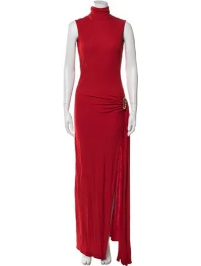 Pre-owned Casablanca 2024 Long Dress In Red