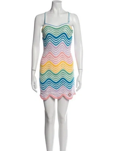 Pre-owned Casablanca 2024 Mini Dress In Multi