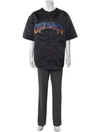 Pre-owned Casablanca 2025 Baseball Jersey In Black