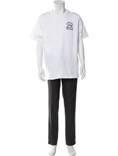 Pre-owned Casablanca 2025 'beauty Of The World' T-shirt In White