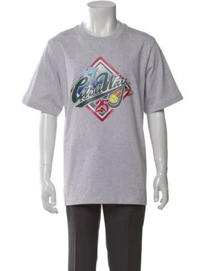 Pre-owned Casablanca 2025 Casaway T-shirt In Gray
