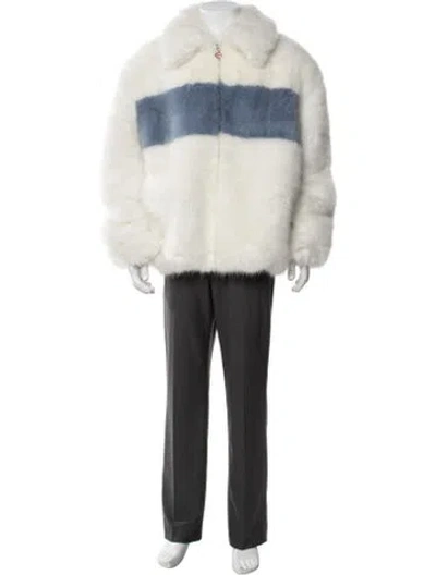Pre-owned Casablanca 2025 Colorblock Pattern Jacket W/ Tags In Neutral