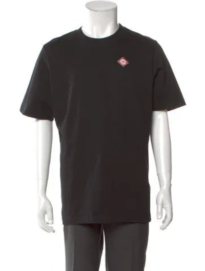 Pre-owned Casablanca 2025 'diamond Logo Patch' T-shirt In Gray