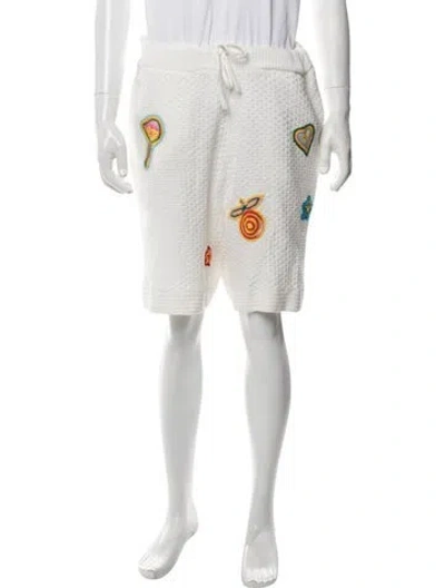 Pre-owned Casablanca 2025 Jogger Shorts In White