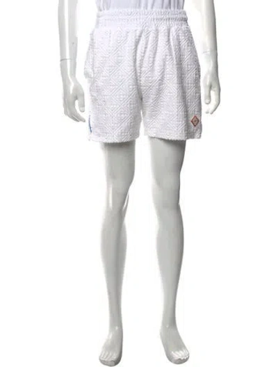 Pre-owned Casablanca 2025 Jogger Shorts In White