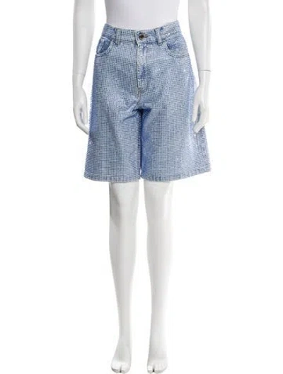 Pre-owned Casablanca 2025 Knee-length Shorts W/ Tags In Blue