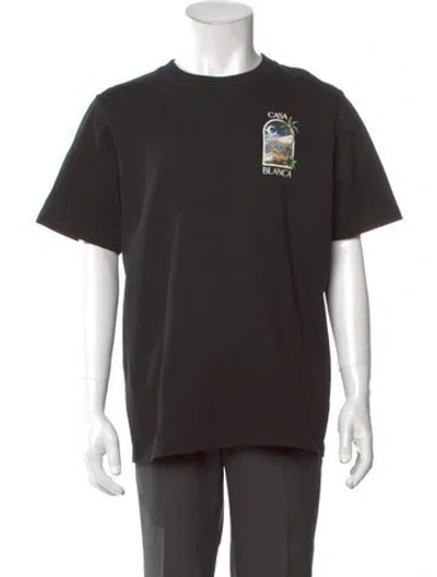 Pre-owned Casablanca 2025 La Nights T-shirt In Gray