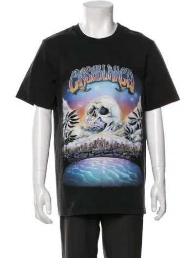 Pre-owned Casablanca 2025 La Prémonition T-shirt W/ Tags In Black