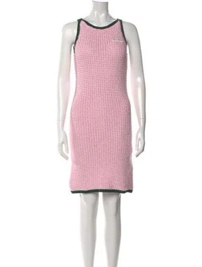 Pre-owned Casablanca 2025 Mini Dress In Pink