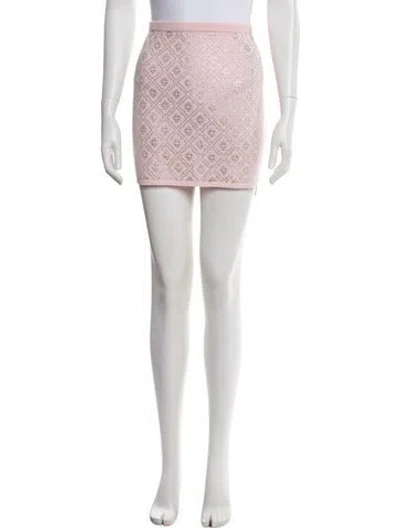Pre-owned Casablanca 2025 Mini Skirt W/ Tags In Pink