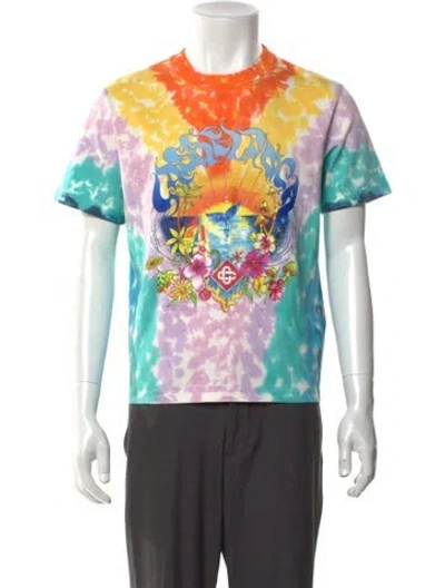 Pre-owned Casablanca 2025 Surf Trip Tie Dye W/ Tags In Pink