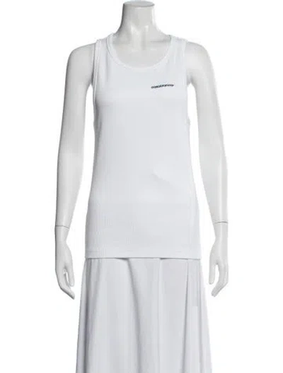 Pre-owned Casablanca 2026 Crew Neck Top W/ Tags In White