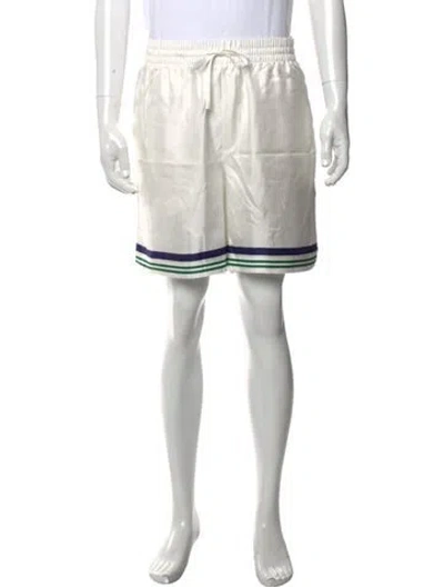 Pre-owned Casablanca 2026 Jogger Shorts In White