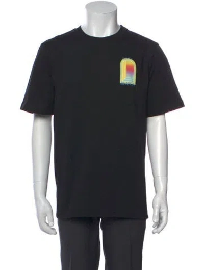 Pre-owned Casablanca 2026 L'arche T-shirt In Black