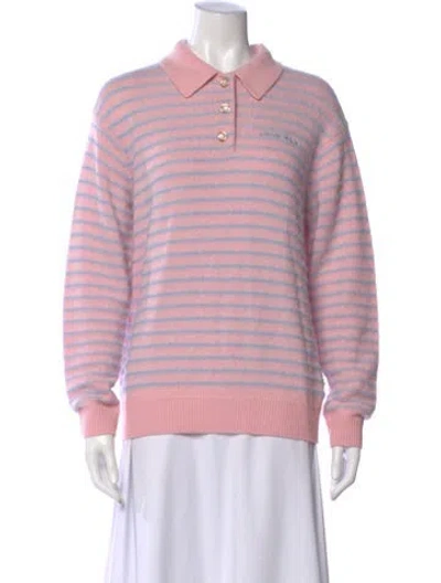 Pre-owned Casablanca 2026 Wool Sweater In Pink