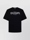 Casablanca 3d Graphic Print Oversized Short Sleeve T-shirt In Black