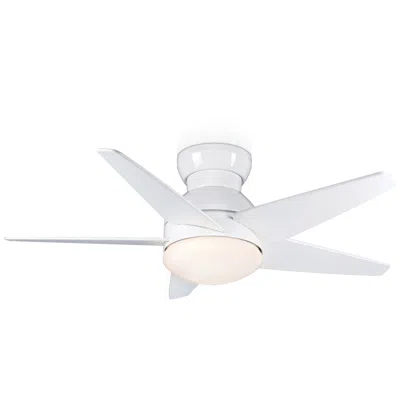 Casablanca 44"  Isotope White Hugger Led Ceiling Fan With Wall Control