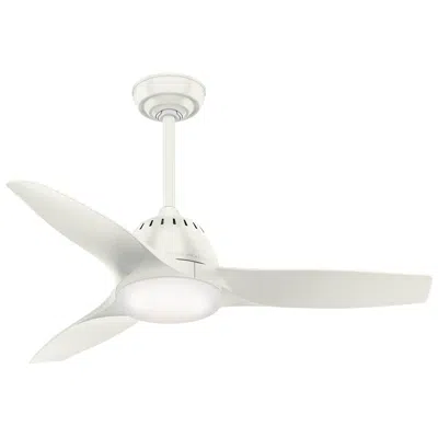 Casablanca 44"  Wisp Fresh White Led Ceiling Fan With Remote Control