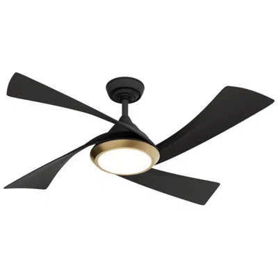 Casablanca 52"  Vespucci Matte Black Led Ceiling Fan