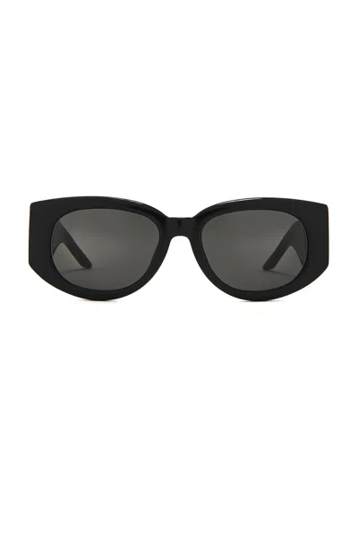 Casablanca Mens Black Yellow Ew-020-01w Wavy Acetate Sunglasses