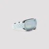 Casablanca Silver And White Acetate Ski Goggles In Blue