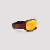 Casablanca Red And Orange Acetate Ski Goggles In Brown